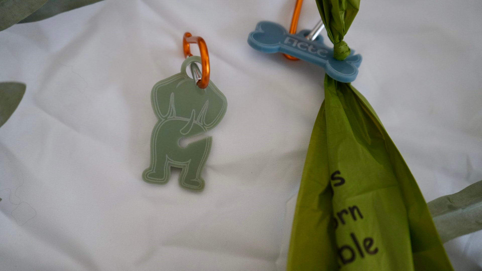 Personalisierter Kotbeutelhalter