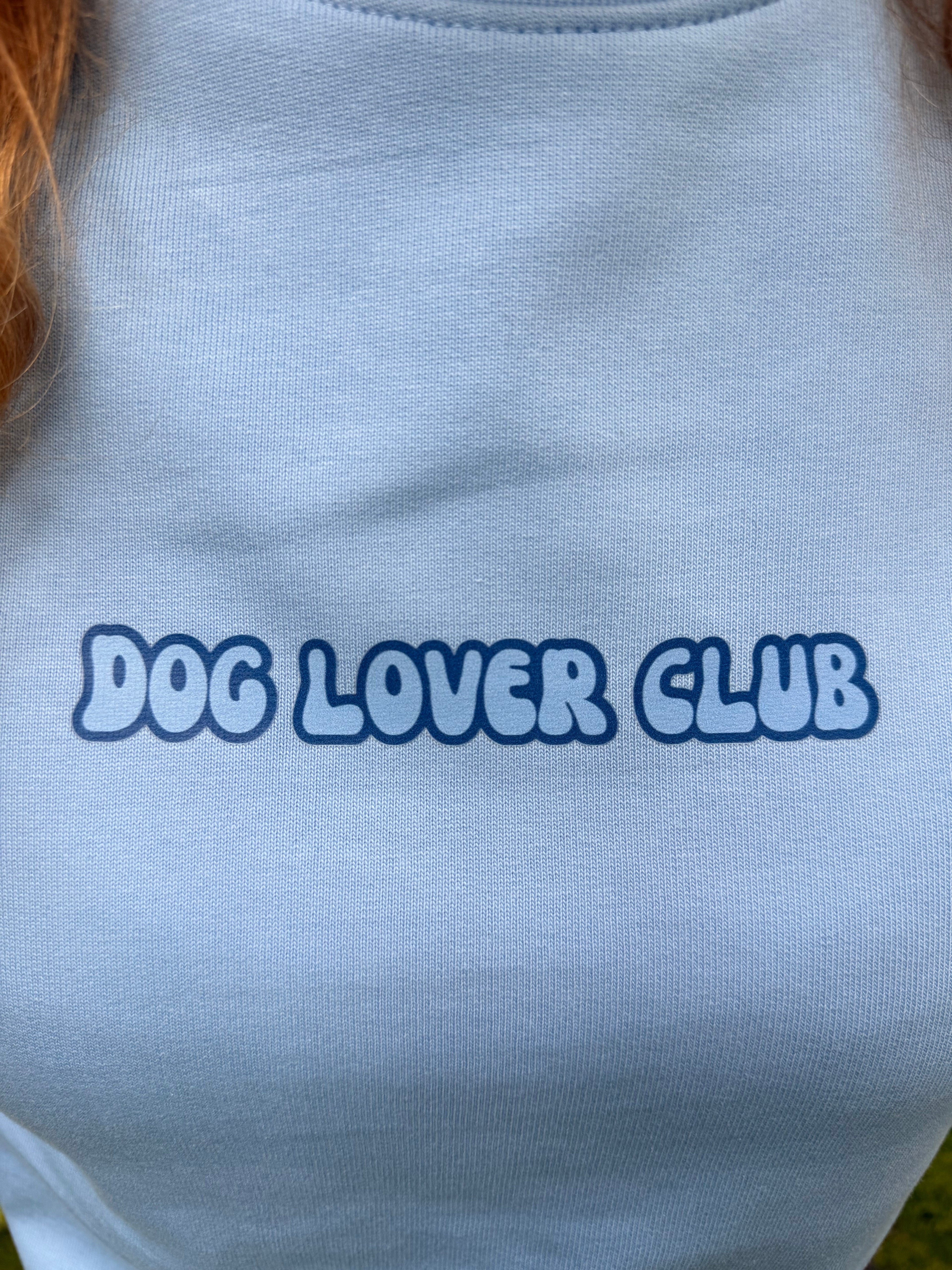 THE DOG LOVER CLUB sweatshirt Sky Blue Edition