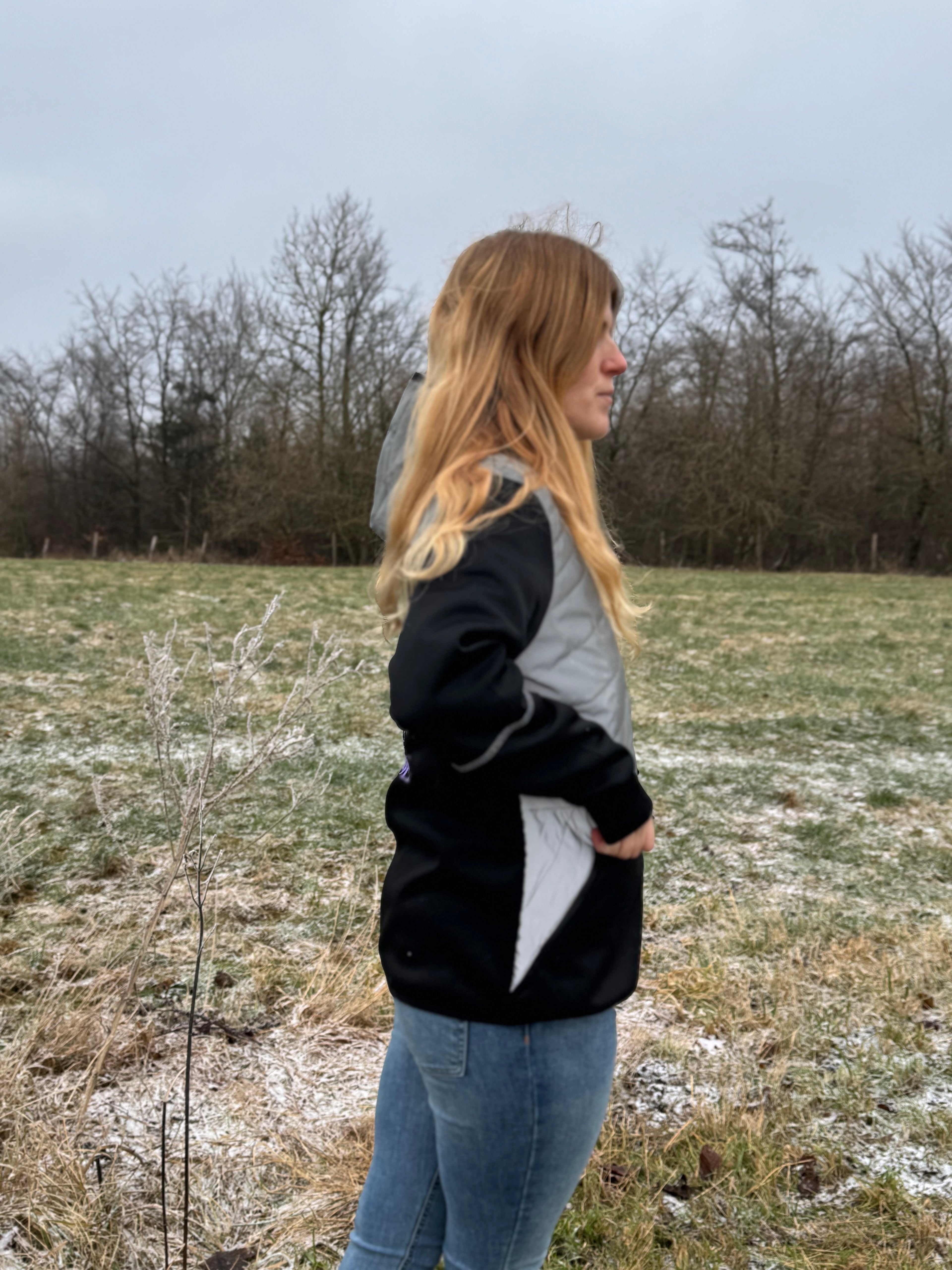 Reflektionsjacke - All I want is time with my horse - LieblingsHaustier