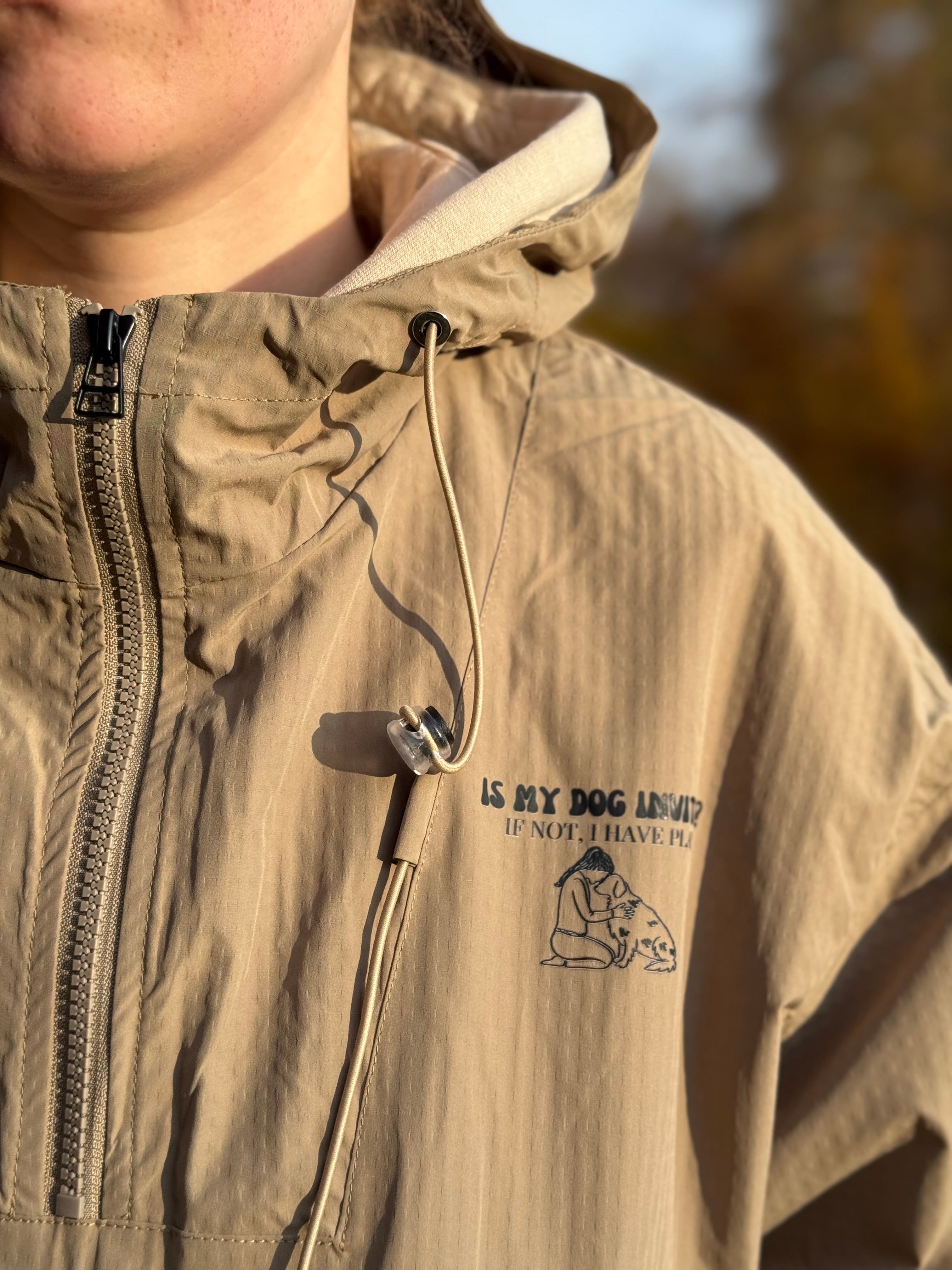 Me and my dog -windbreaker sand - LieblingsHaustier