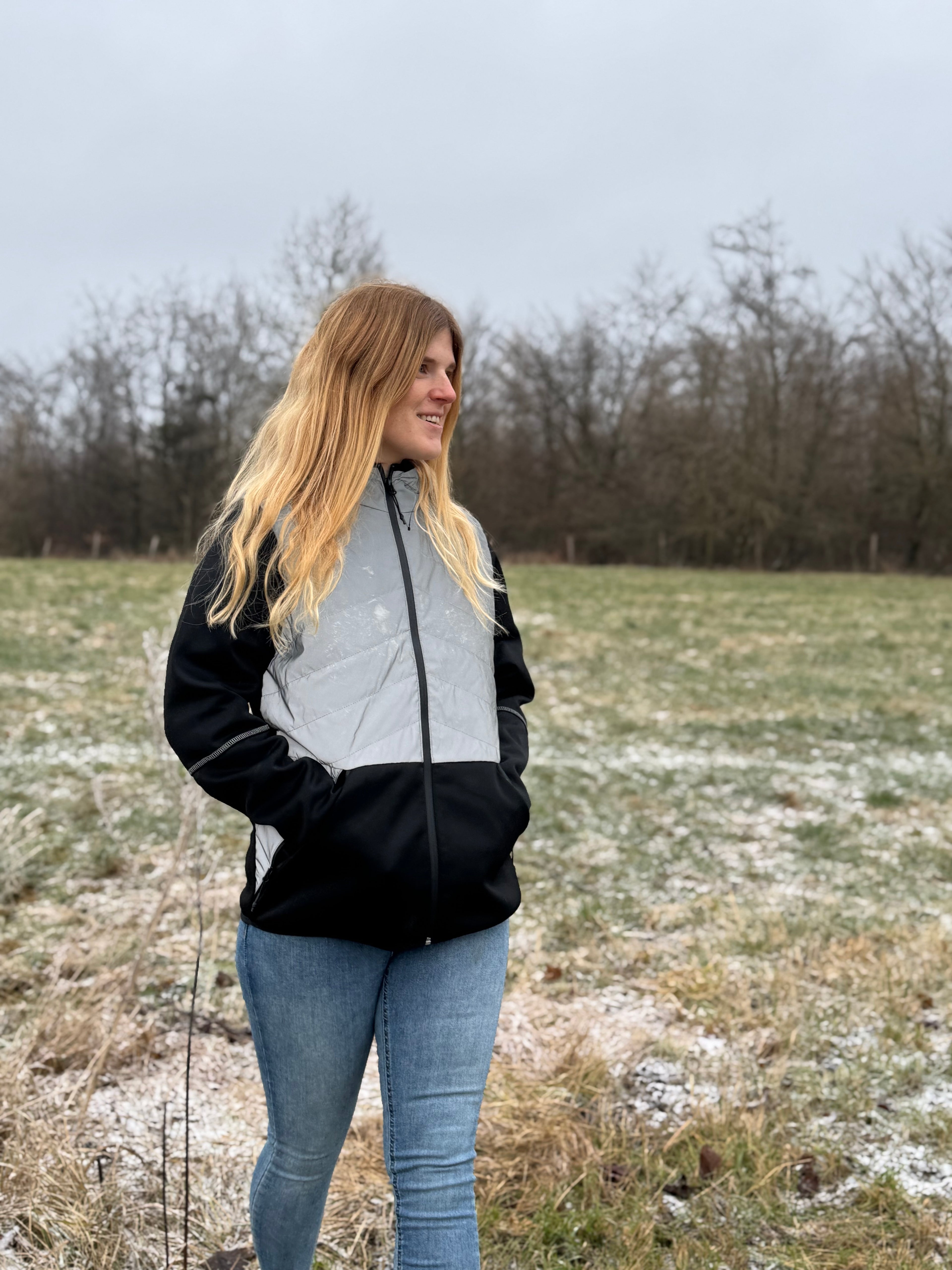 Reflektionsjacke - All I want is time with my horse - LieblingsHaustier
