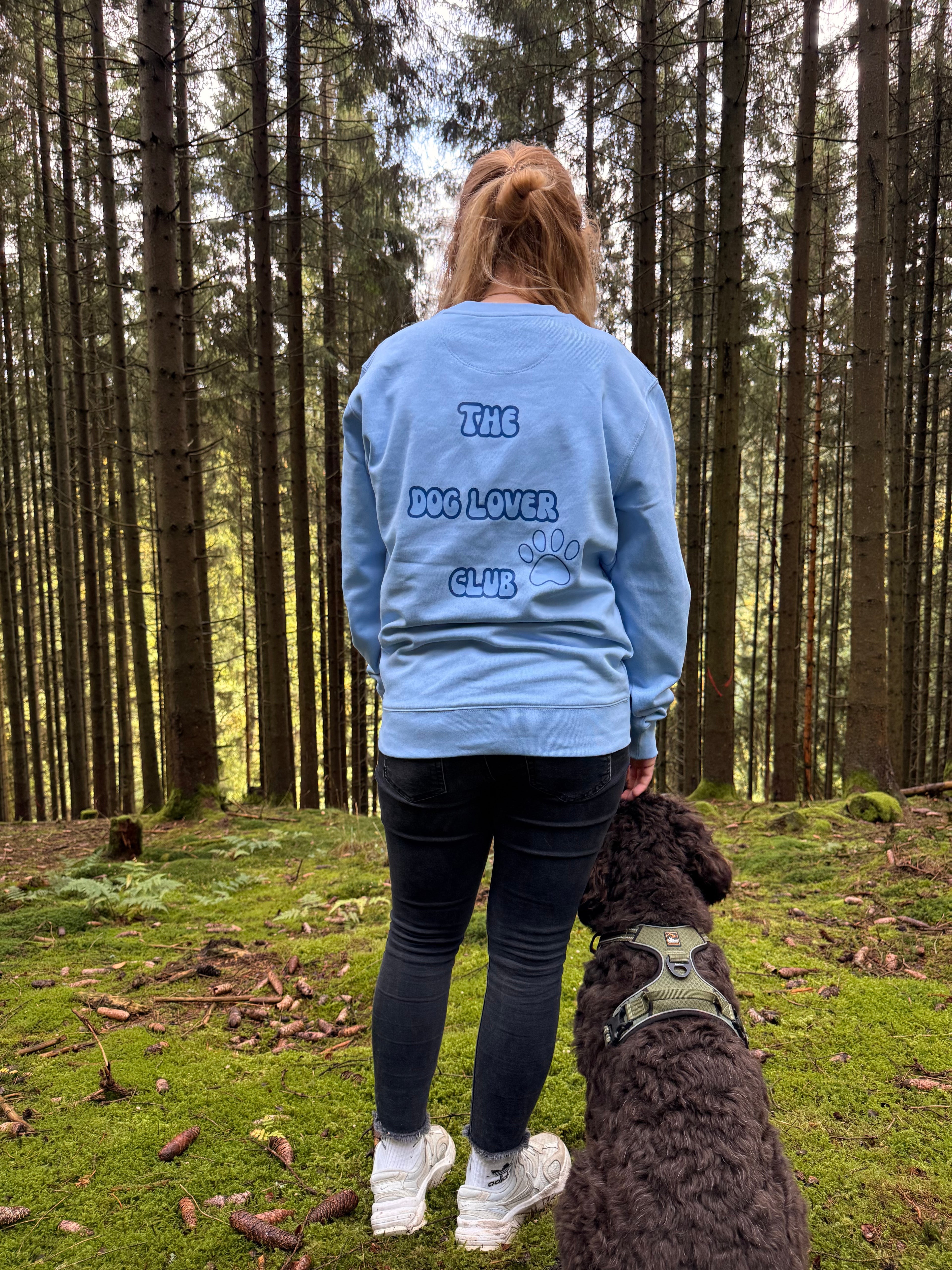 THE DOG LOVER CLUB sweatshirt Sky Blue Edition