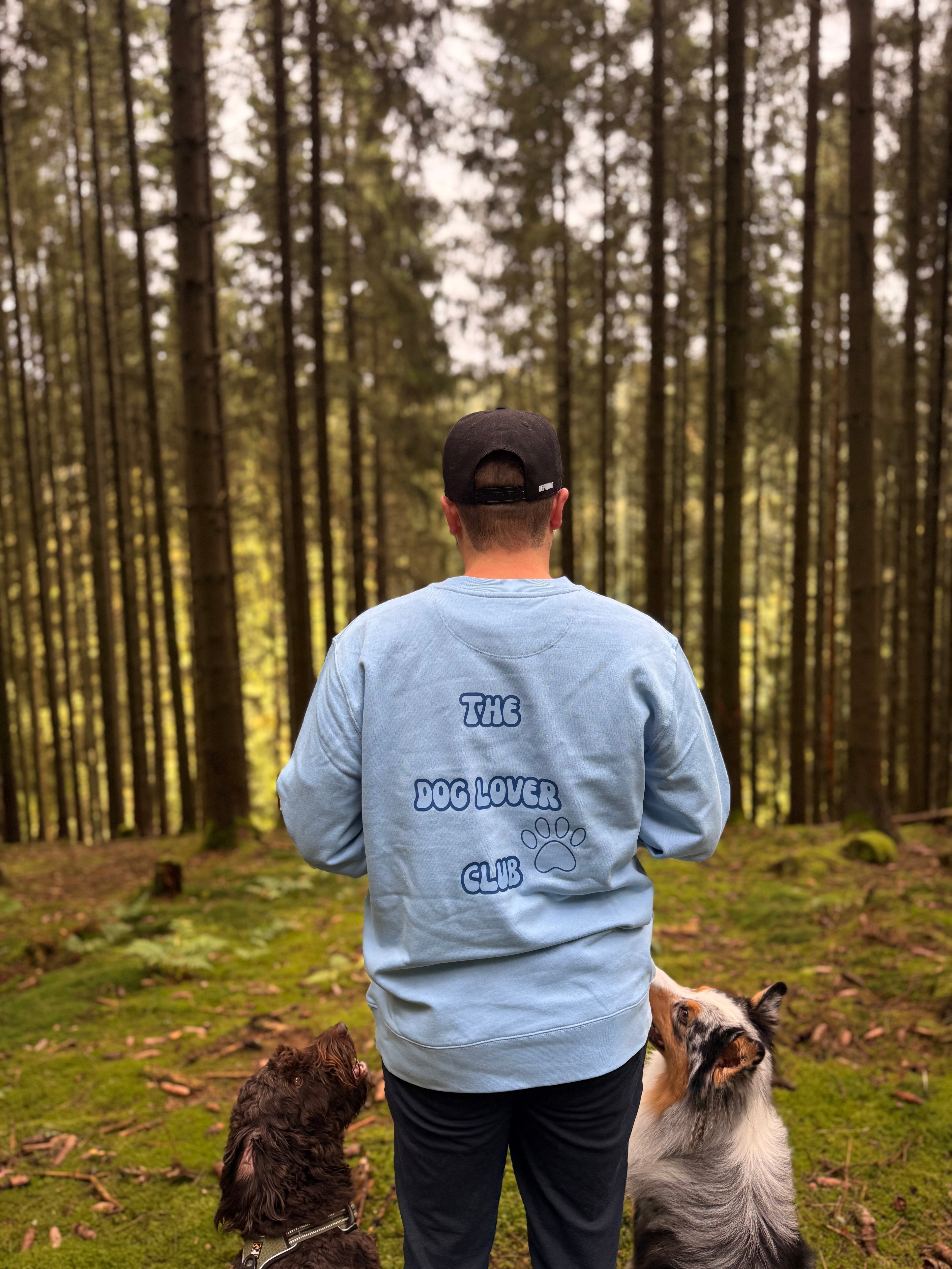 THE DOG LOVER CLUB sweatshirt Sky Blue Edition