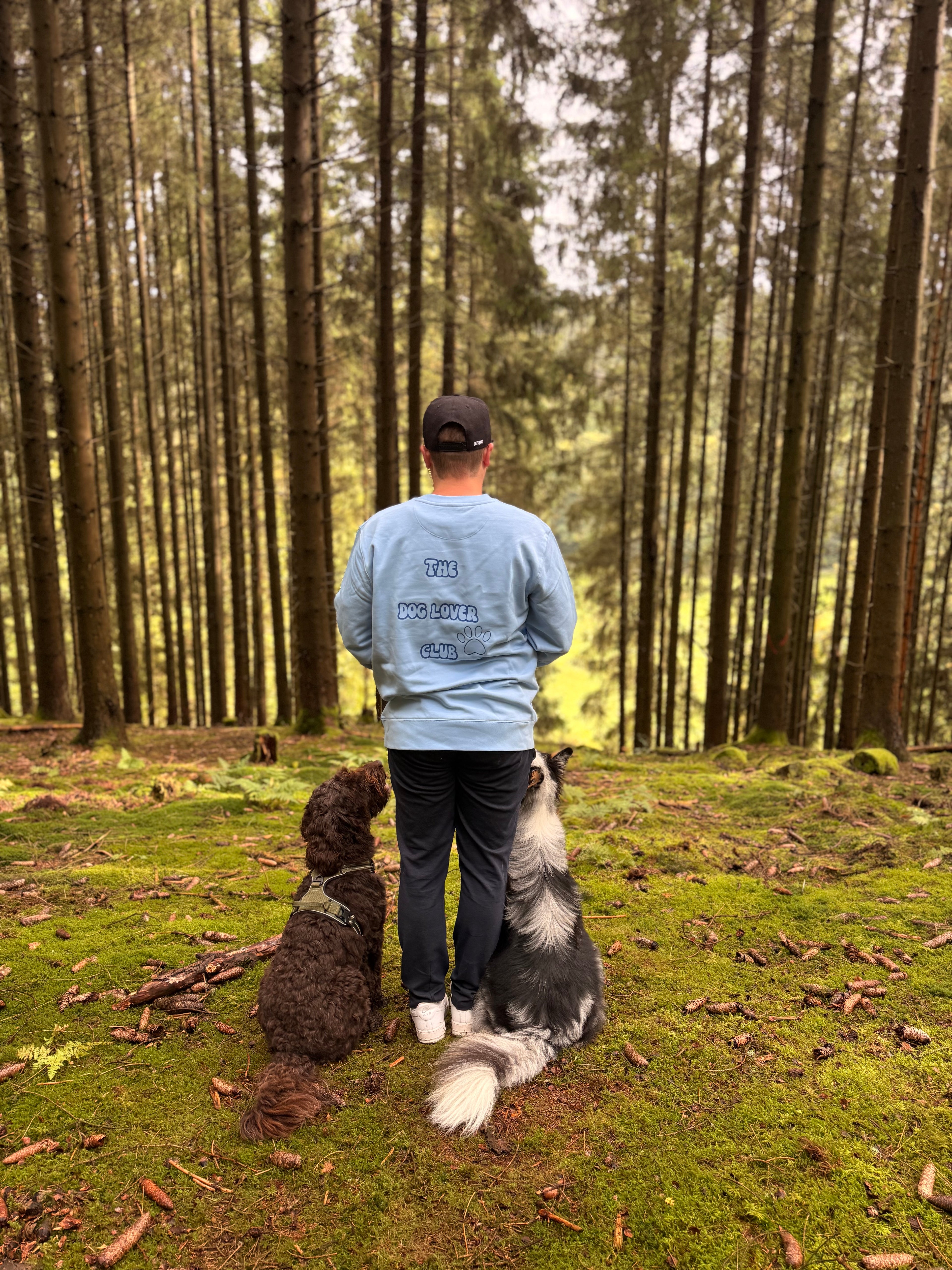 THE DOG LOVER CLUB sweatshirt Sky Blue Edition