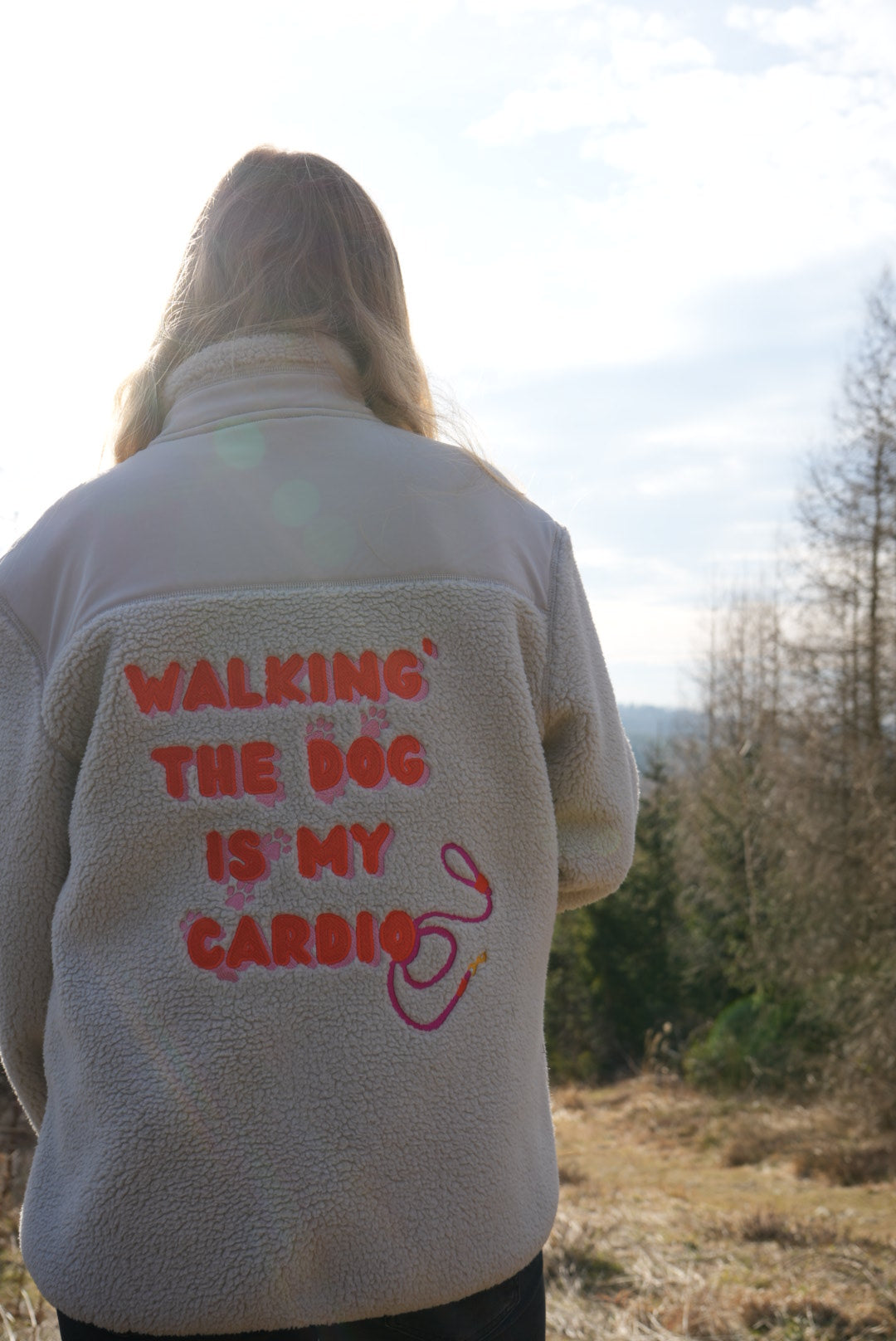 Walking the dog -Sherpa Jacke - LieblingsHaustier