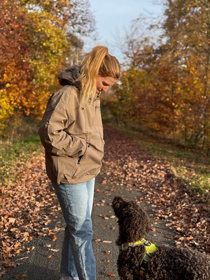 Me and my dog -windbreaker sand - LieblingsHaustier