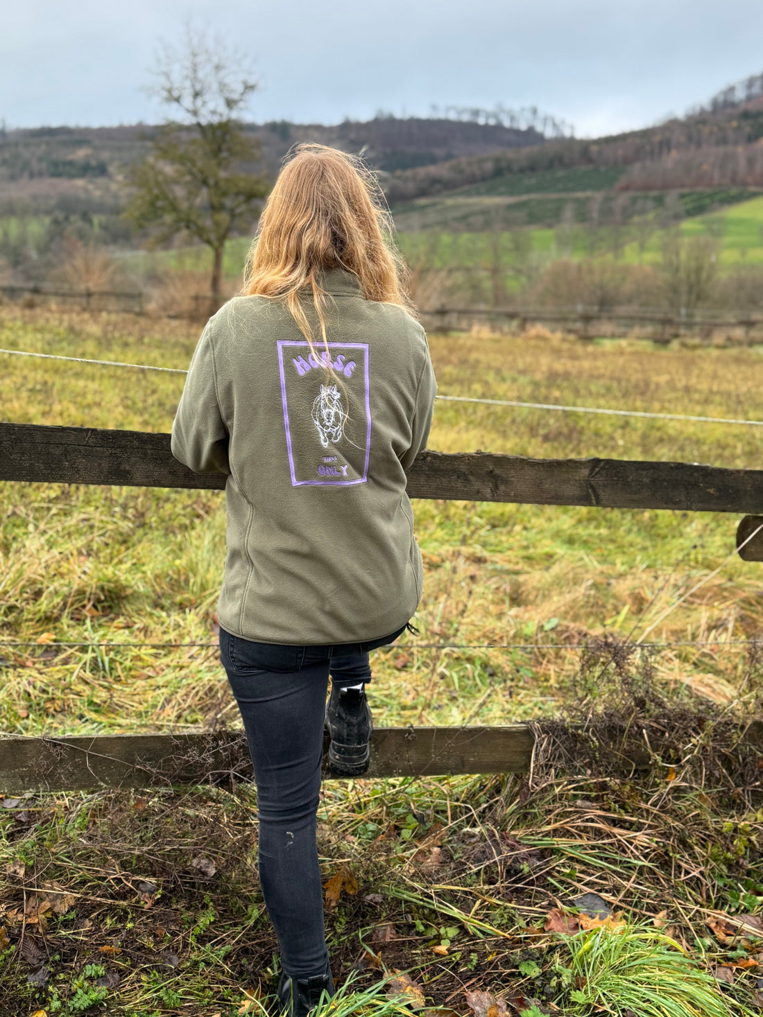 The horse vibes - fleece jacke - LieblingsHaustier