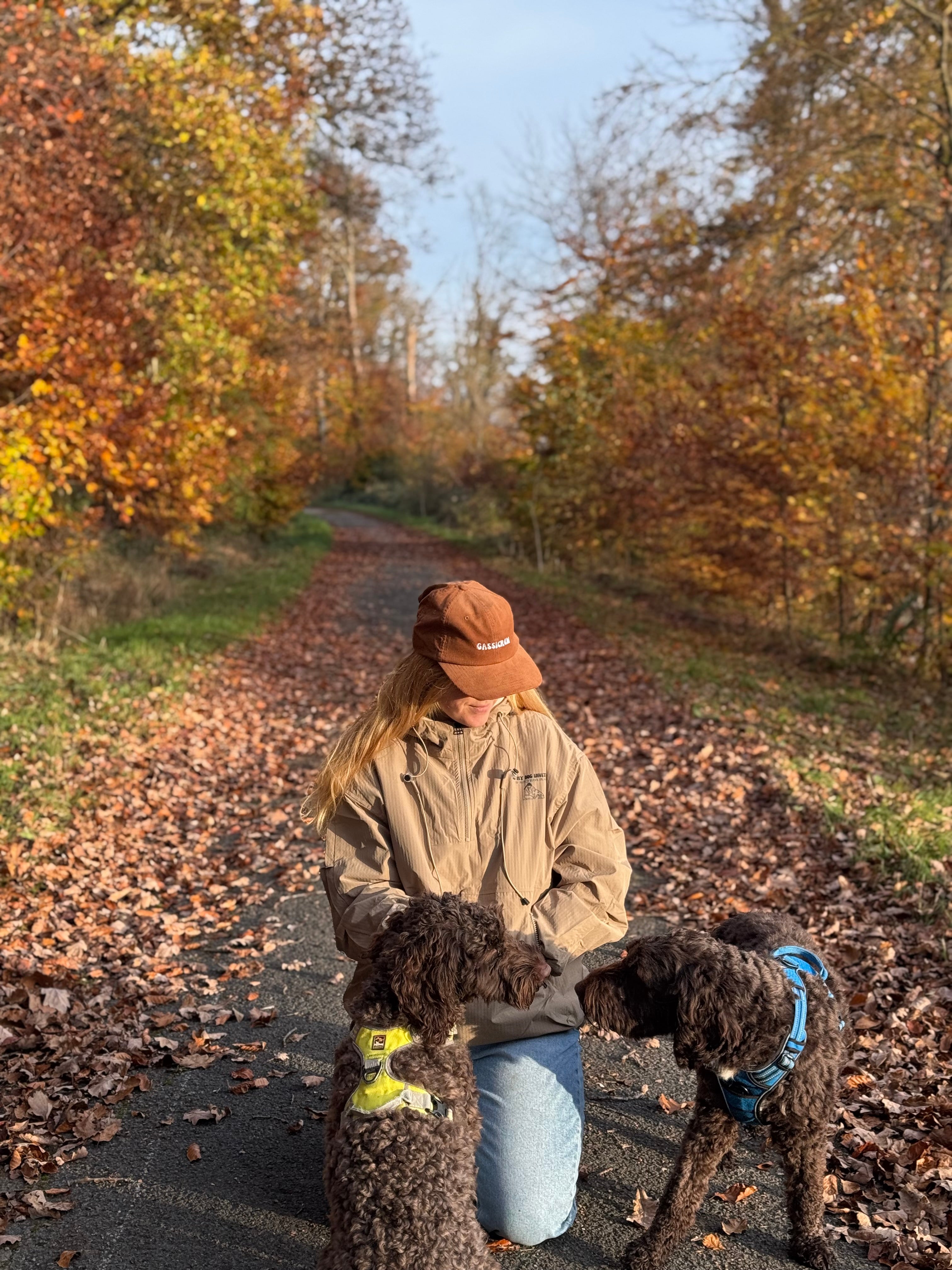 Me and my dog -windbreaker sand - LieblingsHaustier