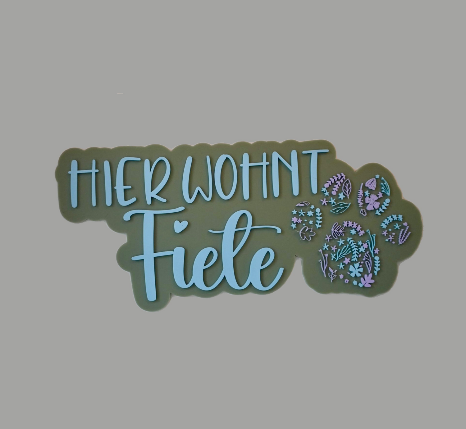 Willkommensschild - Personalisiert - LieblingsHaustier