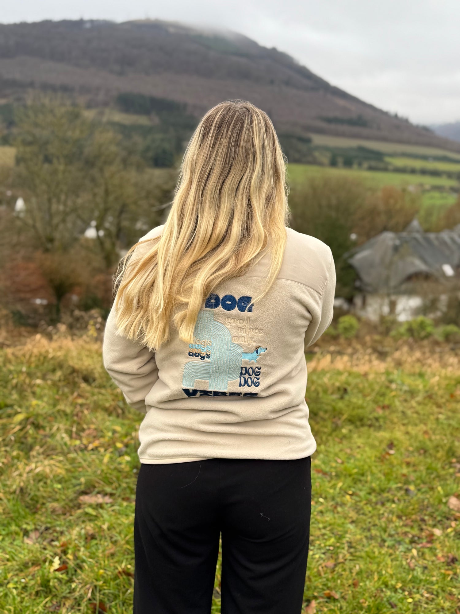 Dog vibes-Trekker fleece jacke - LieblingsHaustier