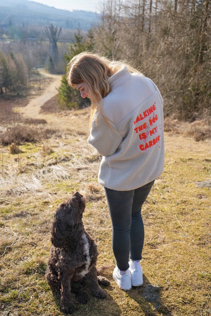 Walking the dog -Sherpa Jacke - LieblingsHaustier