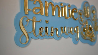 Familienschild- Personalisierbar - LieblingsHaustier