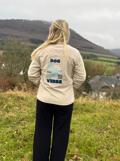 Dog vibes-Trekker fleece jacke - LieblingsHaustier