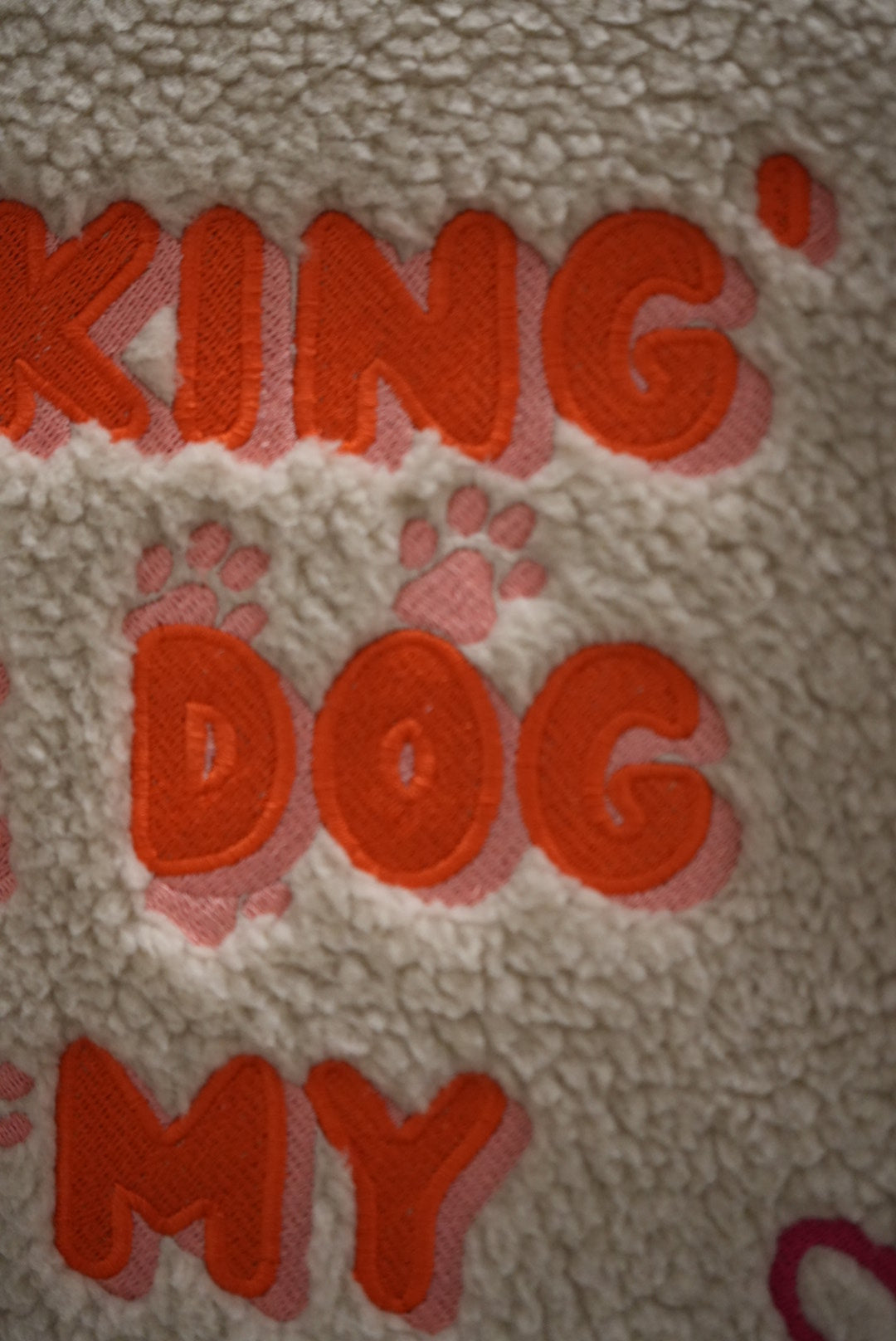 Walking the dog -Sherpa Jacke - LieblingsHaustier