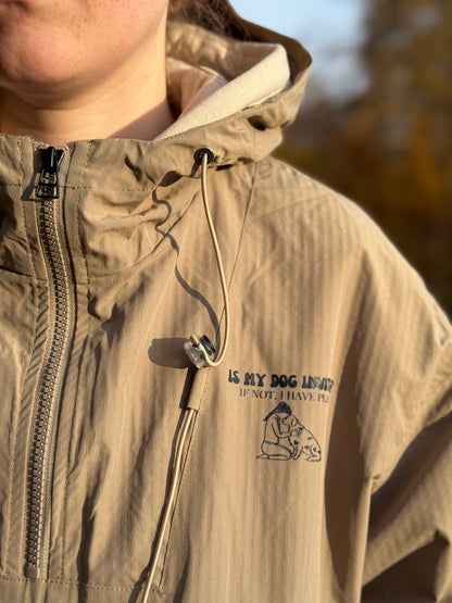 Me and my dog -windbreaker sand - LieblingsHaustier
