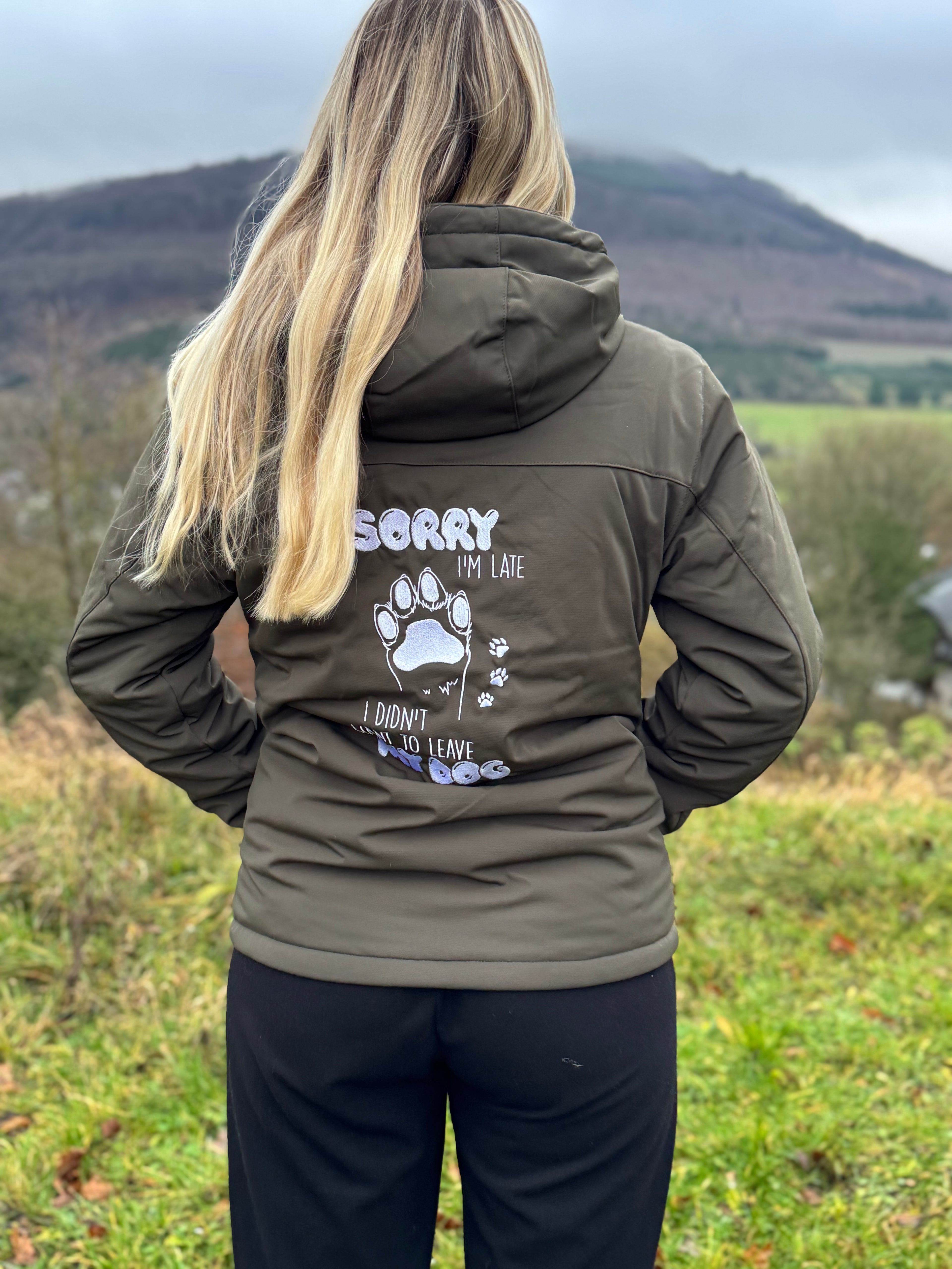 Sorry I‘m Late - Softshell Jacke - LieblingsHaustier