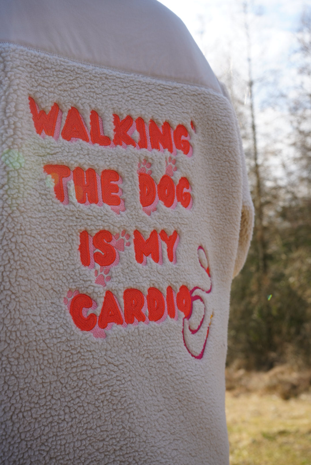 Walking the dog -Sherpa Jacke - LieblingsHaustier