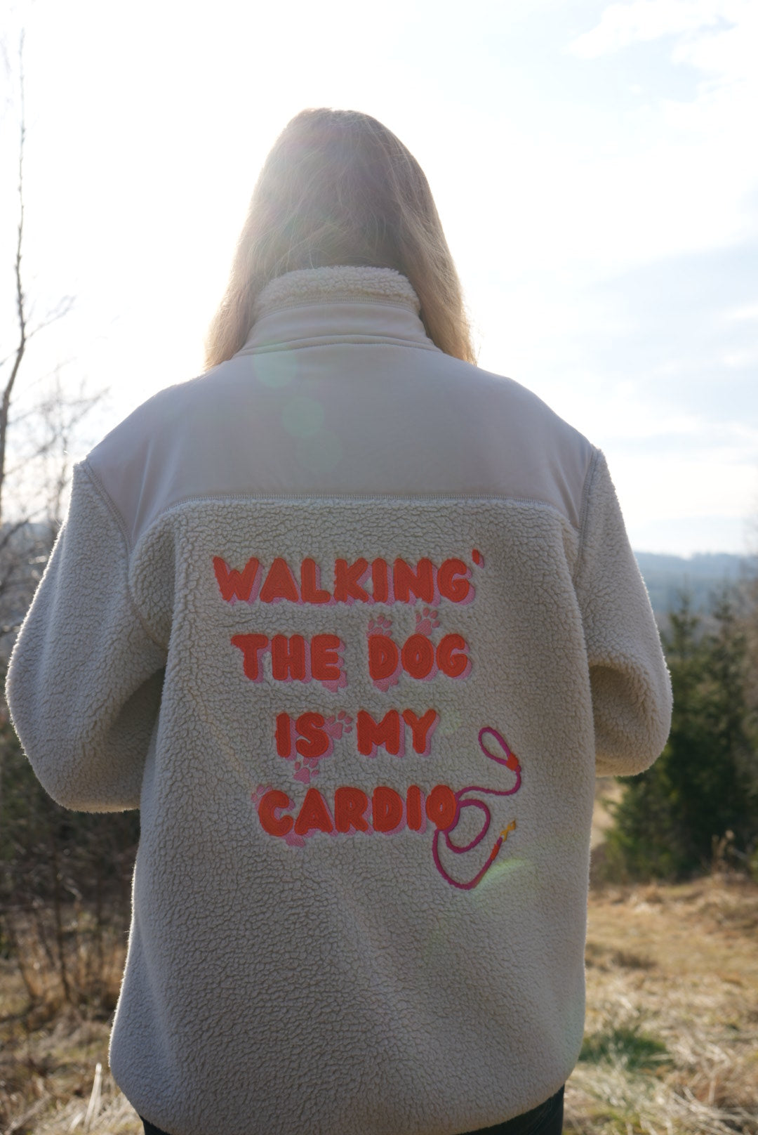 Walking the dog -Sherpa Jacke - LieblingsHaustier
