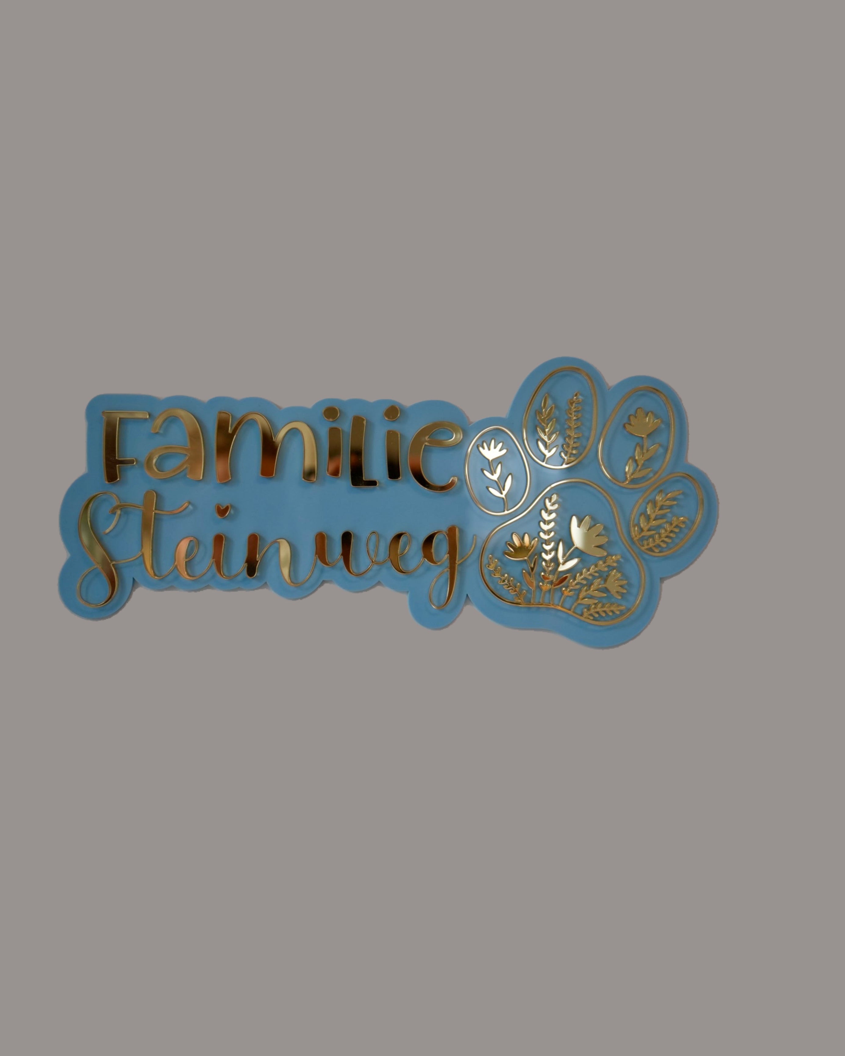 Familienschild- Personalisierbar - LieblingsHaustier