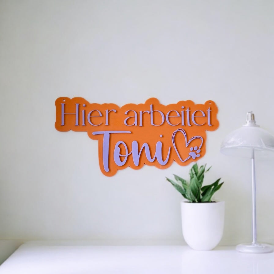 Feed Good Schild- personalisiert - LieblingsHaustier