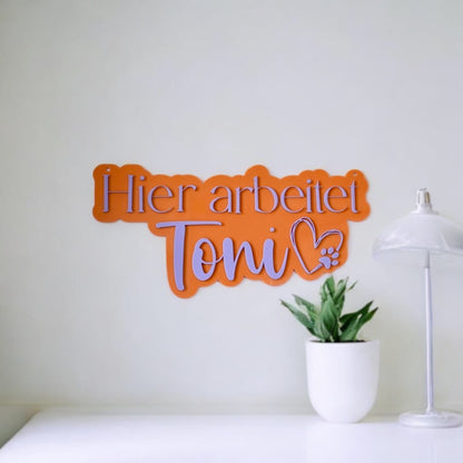 Feed Good Schild- personalisiert - LieblingsHaustier