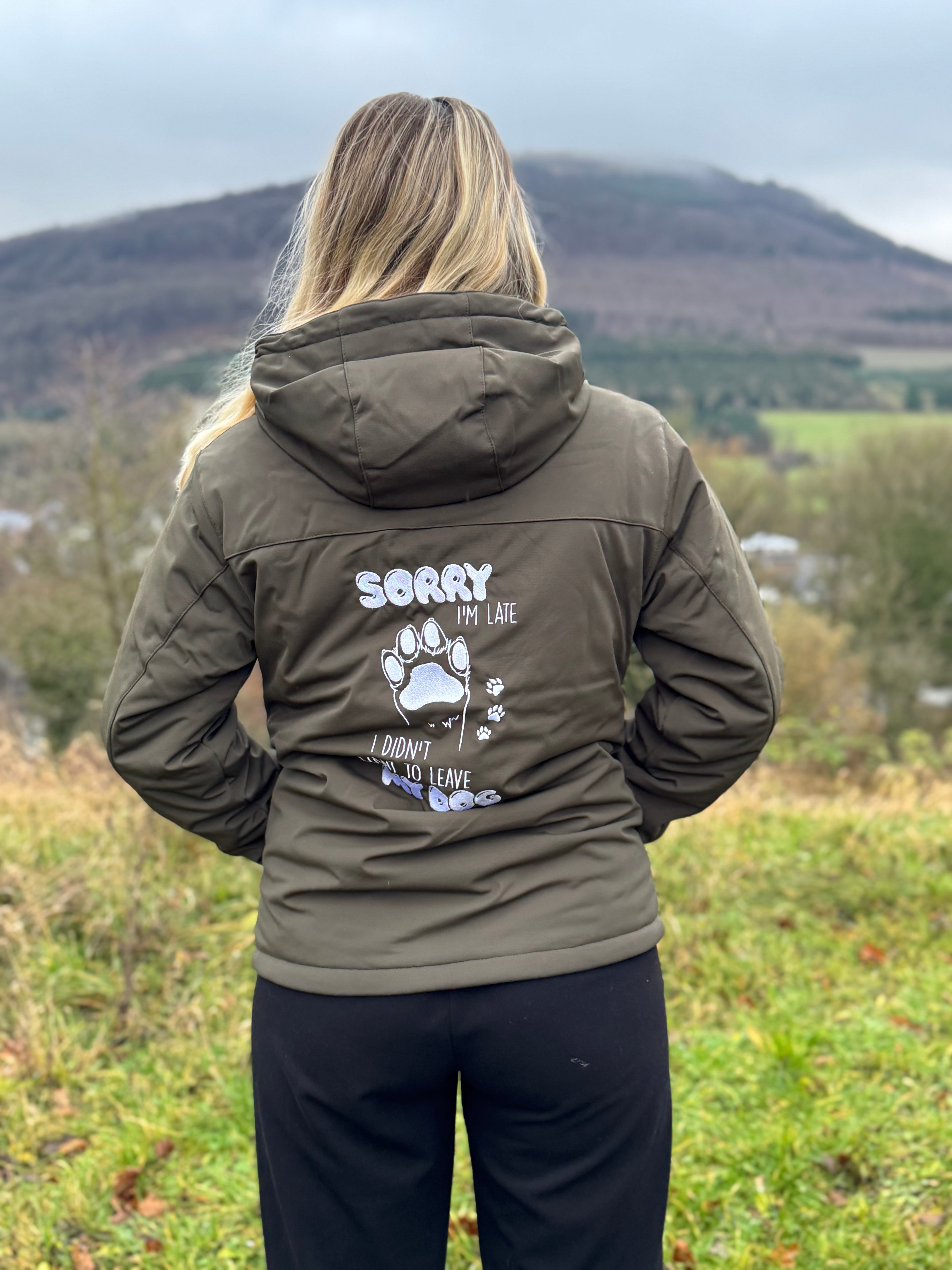 Sorry I‘m Late - Softshell Jacke - LieblingsHaustier