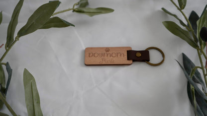 Personalisierter Holz-Schlüsselanhänger