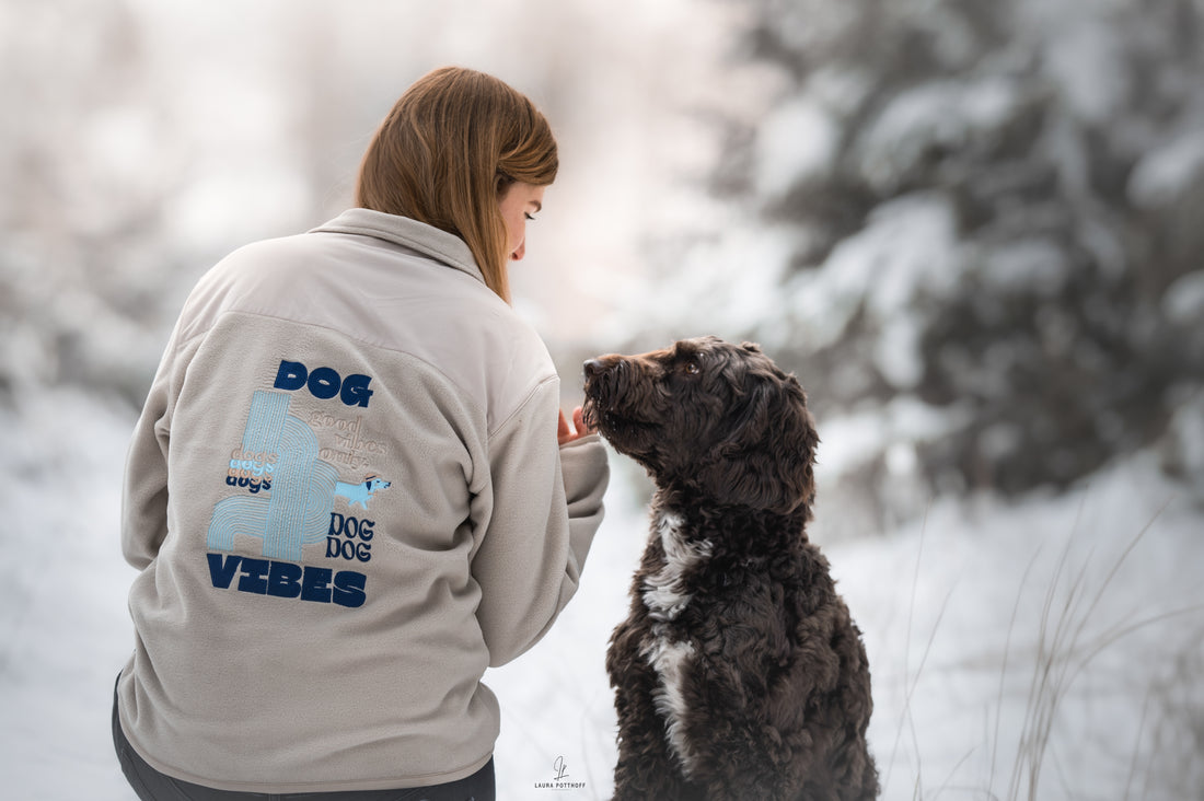 Dog vibes-Trekker fleece jacke - LieblingsHaustier