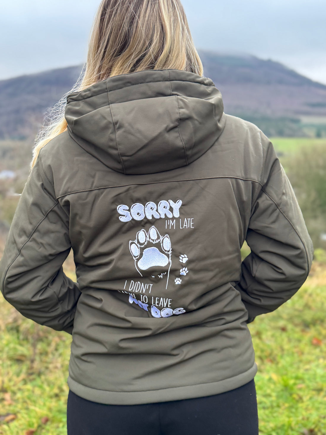 Sorry I‘m Late - Softshell Jacke - LieblingsHaustier