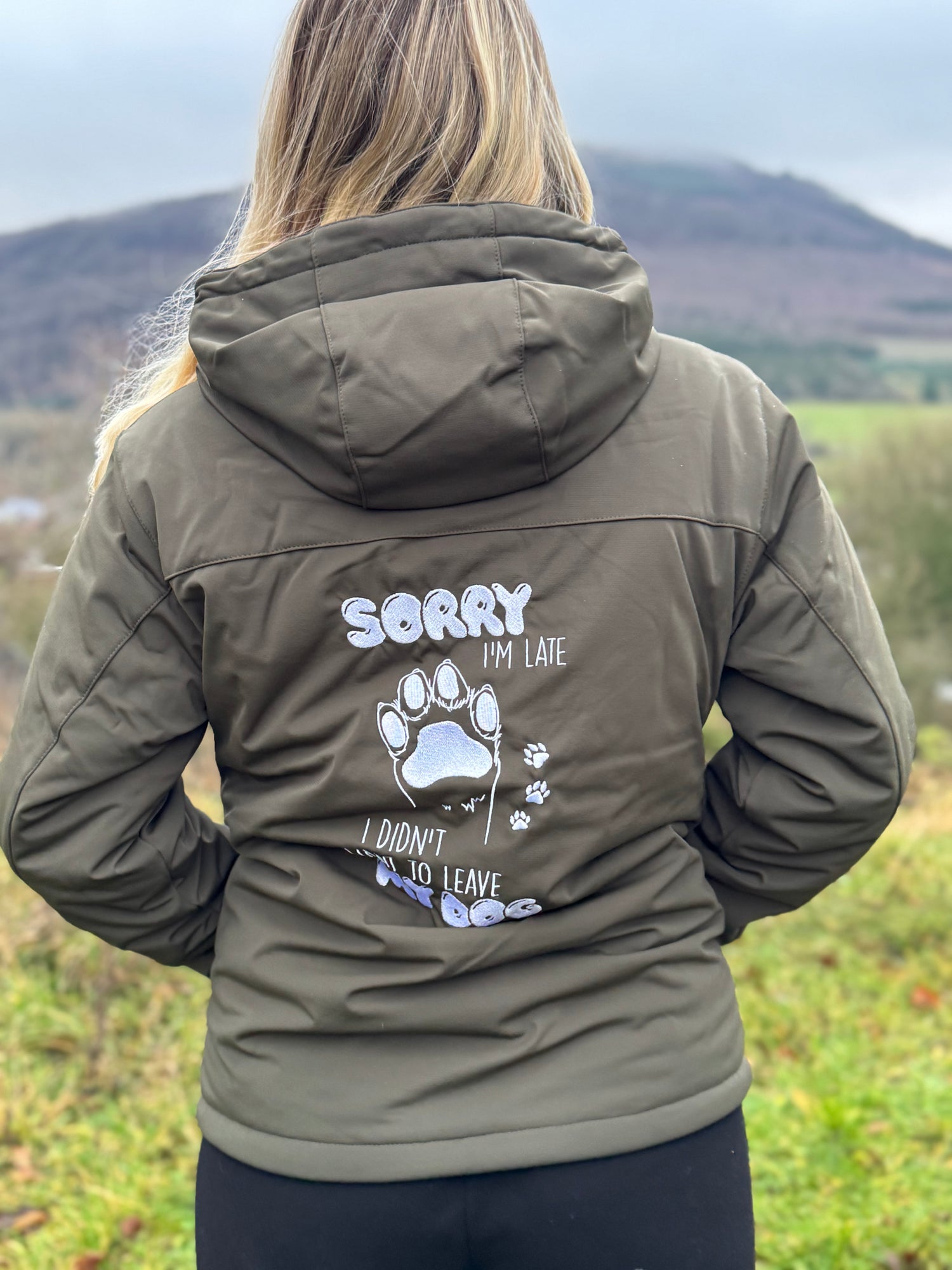 Sorry I‘m Late - Softshell Jacke - LieblingsHaustier